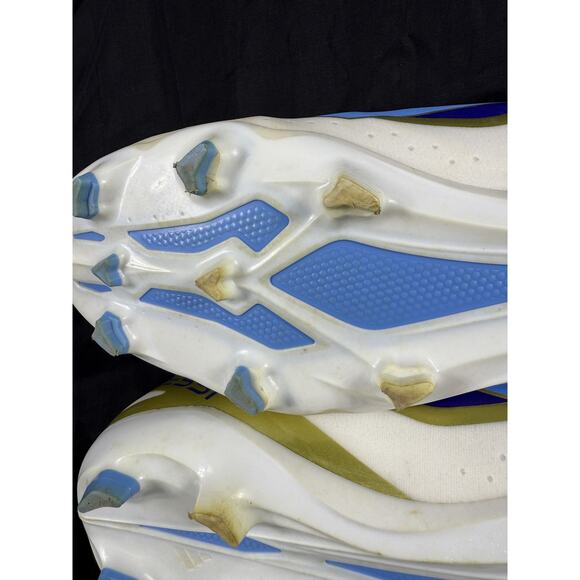 Adidas Messi Soccer Shoes Mens Size 12 Blue Gold Cleats FG 2023 Football Boots - Picture 10 of 10